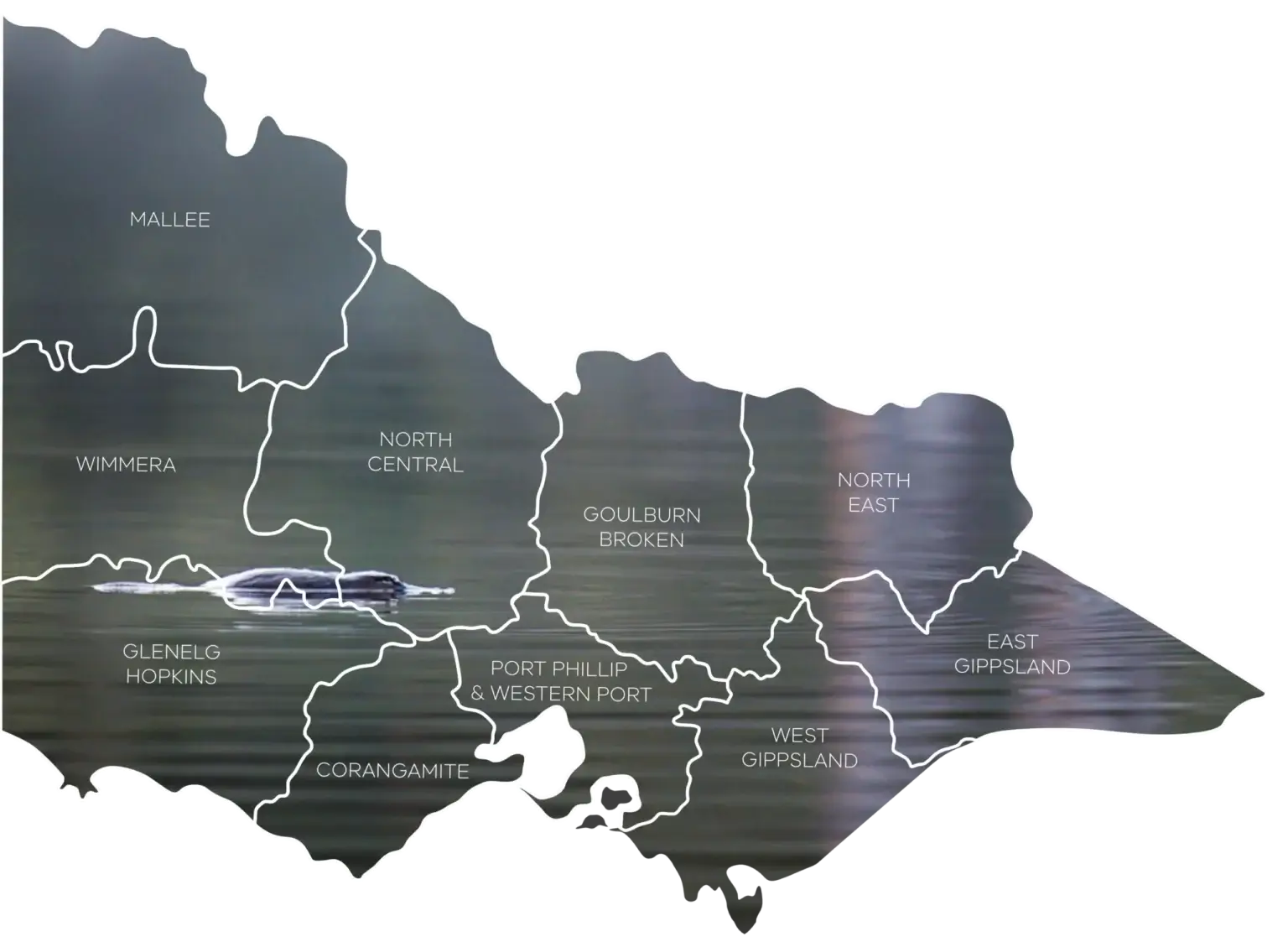 Map of Victorian CMA's